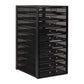 Mind Reader File Storage Drawers, Desk Organizer, Multi-Purpose, Crafts, Office, Metal Mesh, 10.75"L x 14"W x 21.25"H