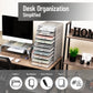 Mind Reader File Storage Drawers, Desk Organizer, Multi-Purpose, Crafts, Office, Metal Mesh, 10.75"L x 14"W x 21.25"H