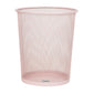 Mind Reader Mesh Trash Can, 16.65L (4.4 gal), Waste Paper Basket, Round, Office, Metal Mesh, 11.5"L x 11.5"W x 13.75"H