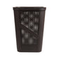Mind Reader 60L Slim Laundry Hamper, Clothes Basket, Lid, Ventilated, Plastic, 17.25"L x 13.75"W x 23.5"H