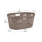 Mind Reader 40L Laundry Basket, Clothes Hamper, Ventilated, Plastic, 23"L x 14.5"W x 10.5"H