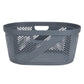 Mind Reader 40L Laundry Basket, Clothes Hamper, Ventilated, Plastic, 23"L x 14.5"W x 10.5"H