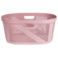 Mind Reader 40L Laundry Basket, Clothes Hamper, Ventilated, Plastic, 23"L x 14.5"W x 10.5"H