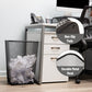 Mind Reader Metal Mesh Waste Paper Bins, Solid Bottom, Non Slip Pads, Office and Home, Set of 2, Black