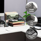 Mind Reader Desktop Organizer, Vertical File Holder, Paper Trays, Office, Metal Mesh, 12.5"L x 11.5"W x 9.5"H
