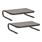 Mind Reader Monitor Stand, Ventilated Laptop Riser, Desktop Organizer, Metal, 14.5"L x 11.25"W x 4.25"H