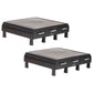 Mind Reader Monitor Stand, 3 Storage Drawers, Desktop Organizer, Riser, Office, 13.5"L x 13"W x 4"H