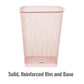 Mind Reader Mesh Trash Can, Waste Paper Basket, Square, Office, Metal Mesh, 9.75"L x 9.75"W x 12.25"H, Set of 2, Black