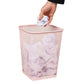 Mind Reader Mesh Trash Can, Waste Paper Basket, Square, Office, Metal Mesh, 9.75"L x 9.75"W x 12.25"H, Set of 2, Black