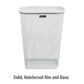 Mind Reader Mesh Trash Can, Waste Paper Basket, Square, Office, Metal Mesh, 9.75"L x 9.75"W x 12.25"H, Set of 2, Black