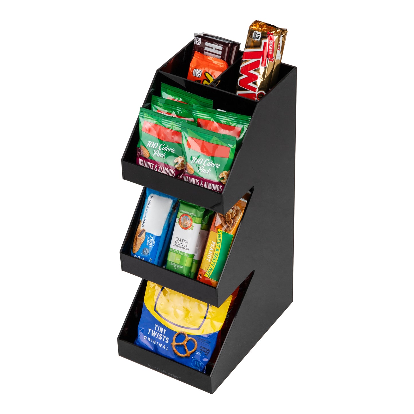 Mind Reader Coffee, Tea and Condiment Station, Countertop Organizer, Coffee Bar, Kitchen, 6"L x 9"W x 16"H