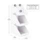 Mind Reader Coffee, Tea and Condiment Station, Countertop Organizer, Coffee Bar, Kitchen, 6"L x 9"W x 16"H