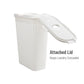Mind Reader Slim Laundry Hamper with Lid, 40L Clothes Basket, Premium Wicker Design, Plastic