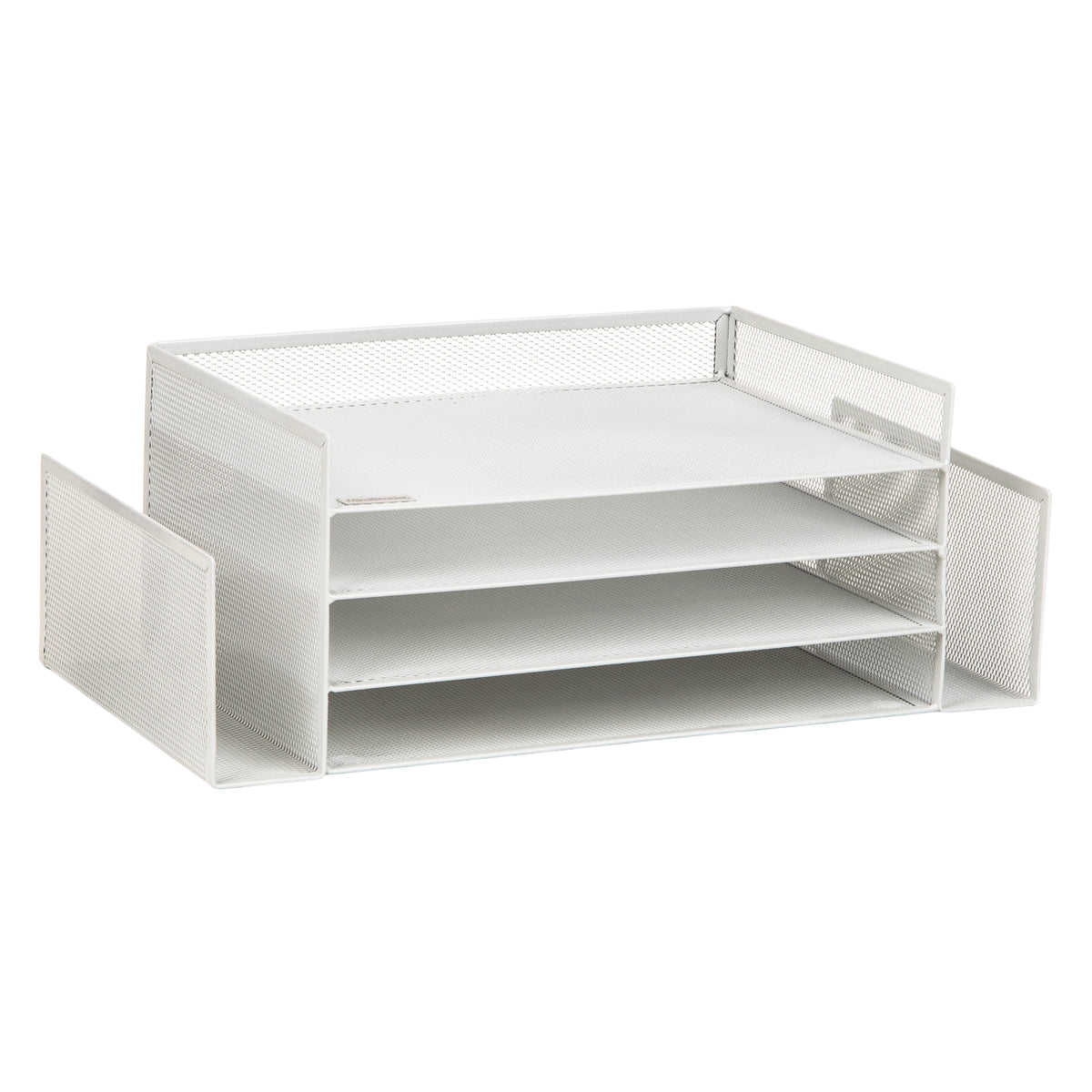 Mind Reader Desktop Organizer, File Storage, Paper Tray, Workspace, Office, Metal Mesh