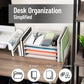 Mind Reader Desktop Organizer, File Storage, Paper Tray, Workspace, Office, Metal Mesh