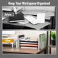 Mind Reader Desktop Organizer, File Storage, Paper Tray, Workspace, Office, Metal Mesh
