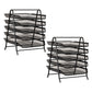 Mind Reader 5-Tier Paper Tray, Desktop Organizer, File Storage, Workspace, Office, Metal Mesh, 11.75"L x 14"W x 15"H