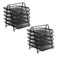 Mind Reader 5-Tier Paper Tray, Desktop Organizer, File Storage, Workspace, Office, Metal Mesh, 11.75"L x 14"W x 15"H