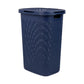 Mind Reader 60L Slim Laundry Hamper, Clothes Basket, Lid, Wicker Design, Plastic, 17.65"L x 13.75"W x 24.15"H