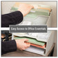 Mind Reader Desktop Organizer, Vertical File Holder, Paper Trays, Office, Plastic, 12.5"L x 11.75"W x 9.5"H, Beige