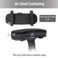 Mind Reader Air-Cloud Memory Foam Armrest Pads, Office & Gaming Chair Arm Rests, Elbow Support with Washable Cover, Black