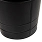 Mind Reader Fireplace Ash Bucket, 6L (1.5 gal) Capacity, Wood Stove, Fireplace Accessories, Metal, 9"L x 9"W x 10.5"H, Black