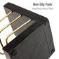 Mind Reader Decorative Basket Bookends, Office Decor with Storage, Wood and Metal, Set of 2, Black and Gold