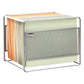 Mind Reader Hanging File Folder Organizer, Desktop Organizer, Storage, Office, Metal Mesh, 13"L x 9.75"W x 10.25"H