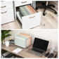 Mind Reader Hanging File Folder Organizer, Desktop Organizer, Storage, Office, Metal Mesh, 13"L x 9.75"W x 10.25"H