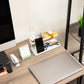 Mind Reader Desktop Organizer, Steel and Wood Desktop Dock, Catchall Tray for Phone, Wallet, Watch, Keys