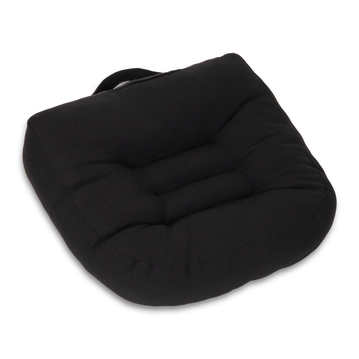 Mind Reader Air-Cloud Booster Seat Cushion for Office, Car, Wheelchair, Support Pillow with Carry Handle, Black