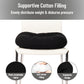 Mind Reader Air-Cloud Booster Seat Cushion for Office, Car, Wheelchair, Support Pillow with Carry Handle, Black