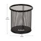 Mind Reader Metal Mesh Pen and Accessories Holders, Desktop Organizer for Office, Makeup, or Kitchen Use, Set of 3