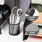 Mind Reader Metal Mesh Pen and Accessories Holders, Desktop Organizer for Office, Makeup, or Kitchen Use, Set of 3