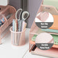 Mind Reader Metal Mesh Pen and Accessories Holders, Desktop Organizer for Office, Makeup, or Kitchen Use, Set of 3