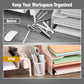 Mind Reader Metal Mesh Pen and Accessories Holders, Desktop Organizer for Office, Makeup, or Kitchen Use, Set of 3