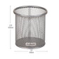 Mind Reader Metal Mesh Pen and Accessories Holders, Desktop Organizer for Office, Makeup, or Kitchen Use, Set of 3