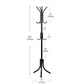 Mind Reader Freestanding Coat Rack, Multi-Tier Organizer for Office and Entryway, Metal