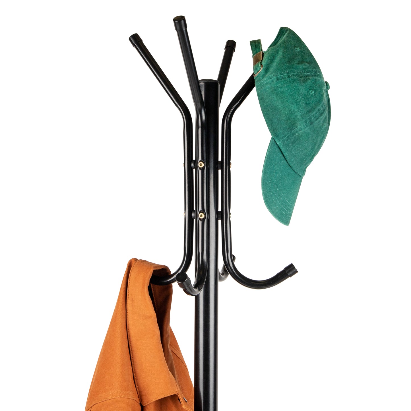 Mind Reader Freestanding Coat Rack, Multi-Tier Organizer for Office and Entryway, Metal