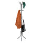 Mind Reader Freestanding Coat Rack, Multi-Tier Organizer for Office and Entryway, Metal