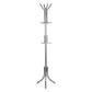 Mind Reader Freestanding Coat Rack, Multi-Tier Organizer for Office and Entryway, Metal