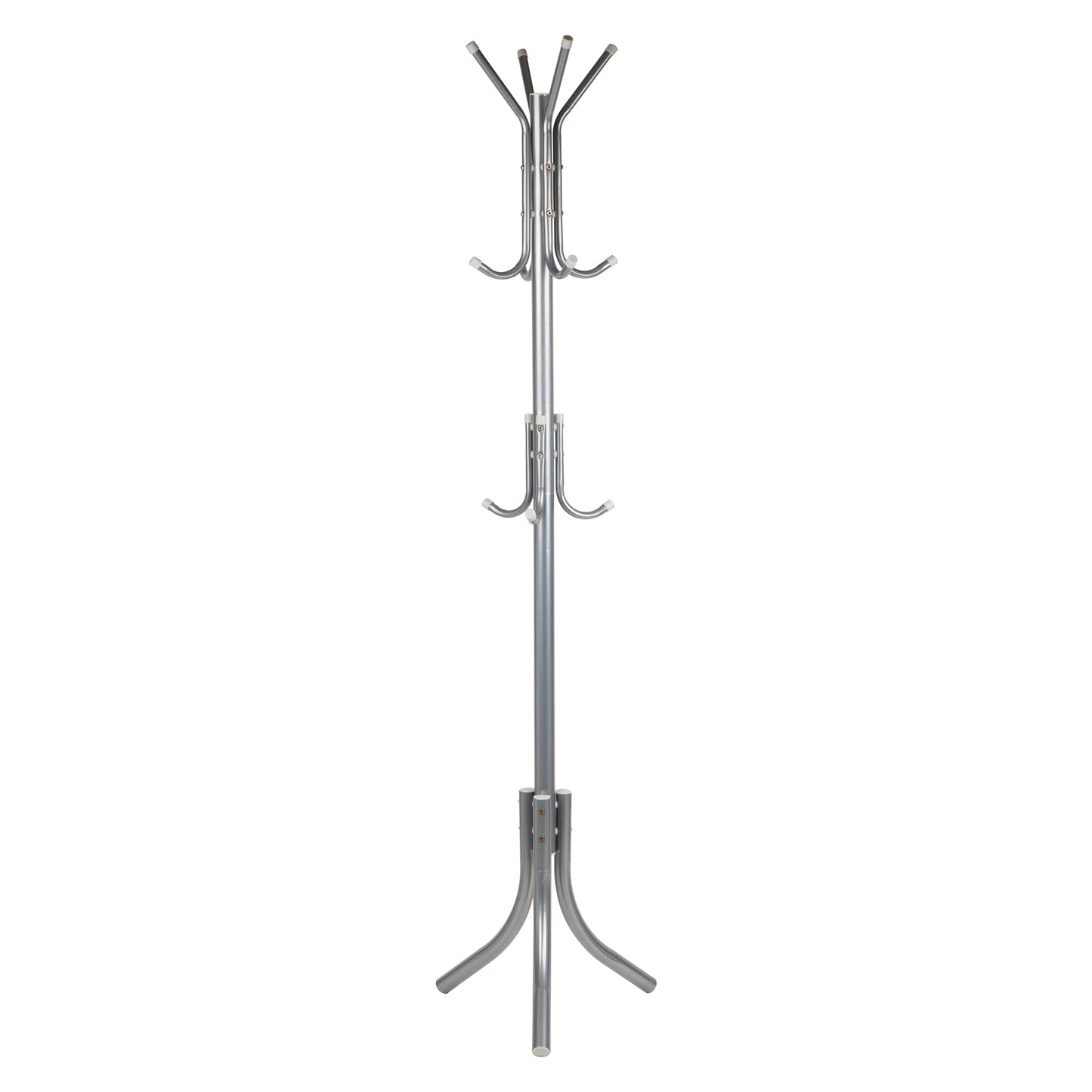 Mind Reader Freestanding Coat Rack, Multi-Tier Organizer for Office and Entryway, Metal