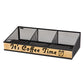 Mind Reader Airpot Serving Station, Coffee Bar Accessories, Countertop Organizer, Wire Mesh, 24"L x 12"W x 6"H, Black