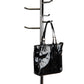 Mind Reader Freestanding Coat Rack, Multi-Hook Organizer for Office or Entryway, Metal, Silver