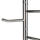 Mind Reader Freestanding Coat Rack, Multi-Hook Organizer for Office or Entryway, Metal, Silver