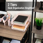 Mind Reader Stackable Paper Tray, Desktop Organizer, File Storage, Office, Metal Mesh, 10.5"L x 13.25"W x 7.5"H, 2 Pcs