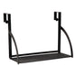 Mind Reader Hanging Cubicle Shelf Organizer, Cubicle Shelf for Office Supplies, Plants, and Decor, Easy to Install, Metal, Black
