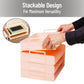 Mind Reader Stackable Paper Tray, Desktop Organizer, File Storage, Office, Plastic, 13.75"L x 10"W x 10.75"H, 4 Pcs.