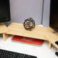 Mind Reader Metal Geometric Sculpture, Modern, Office Decoration, Home Decor, Metal, Black