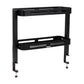 Mind Reader 2-Tier Desk Organizer with Clamp, Accessory Shelf for Office or Gaming, Office, Metal, Black